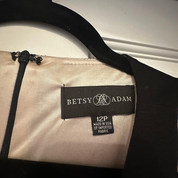 Petite Betsy & Adam Black Gown - Picture 5 of 10